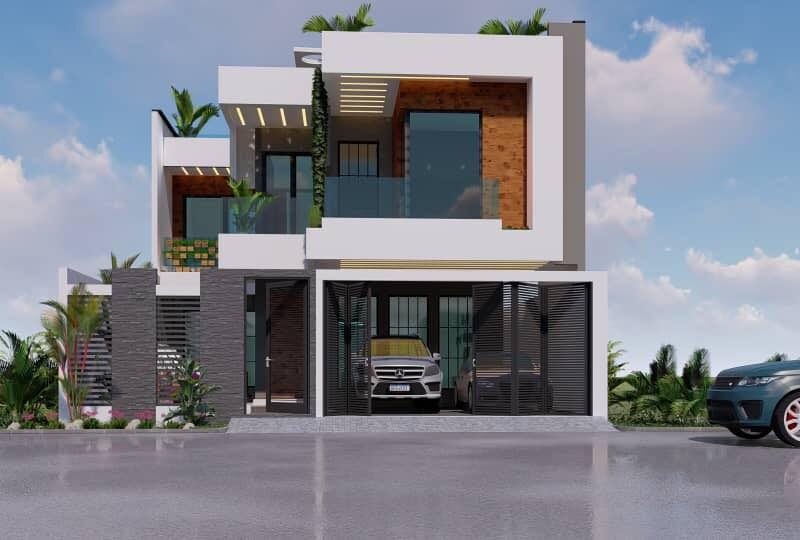 Villa duplex 7 pièces avec piscine – Angré Abidjan