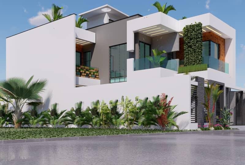 Villa duplex 7 pièces avec piscine – Angré Abidjan