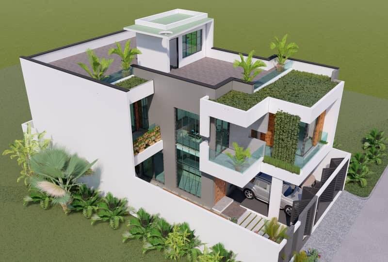 Villa duplex 7 pièces avec piscine – Angré Abidjan