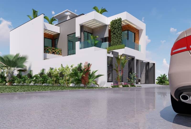 Villa duplex 7 pièces avec piscine – Angré Abidjan