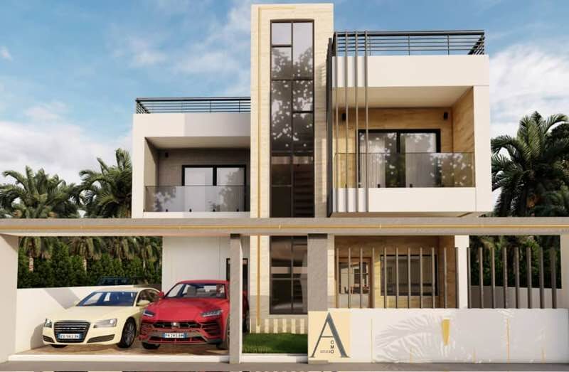 Villa duplex 6 pièces à vendre à Angré Nouveau CHU (zone Cité Sir)