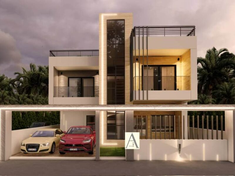 Villa duplex 6 pièces à vendre à Angré Nouveau CHU (zone Cité Sir)